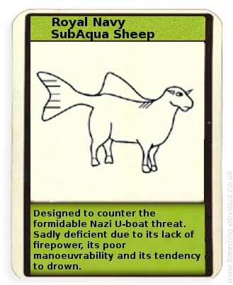 Royal Navy SubAqua Sheep