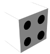 one-sided dice