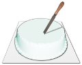 Cake with file