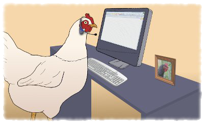 Data entry chicken