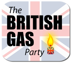 British Gas party logo