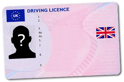free uk driving license template