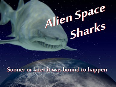 Alien space sharks
