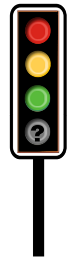 Four colour traffic light